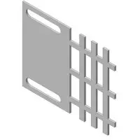 Монтажна пластина адаптера для розбірного щита Білмакс Б00000834 ПМА300 Монтажна пластина адаптера для розбірного щита Білмакс Б00000834 ПМА300