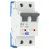 Двухполюсный автомат SEZ 62 C 50А 2P (PR62C50A)