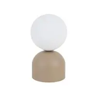 Настільна лампа TK Lighting 11391 Miki G9 1x8W IP20 бежева Настільна лампа TK Lighting 11391 Miki G9 1x8W IP20 бежева