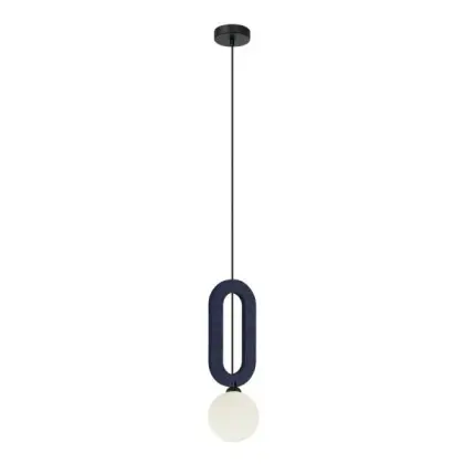 Подвесной светильник, люстра Italux PND-59839-1-BLU Masso G9 1x25W IP20 синий