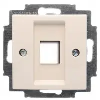 Накладка компьютерной розетки ABB Basic 55 2561-92-507 (слоновая кость)