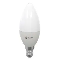Світлодіодна лампа Elcor 534330 Е14 С37 5Вт 2700К Світлодіодна лампа Elcor 534330 Е14 С37 5Вт 2700К