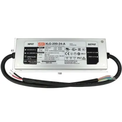 Блок питания Mean Well 199.2W DC24V IP67 (XLG-200-24-A)