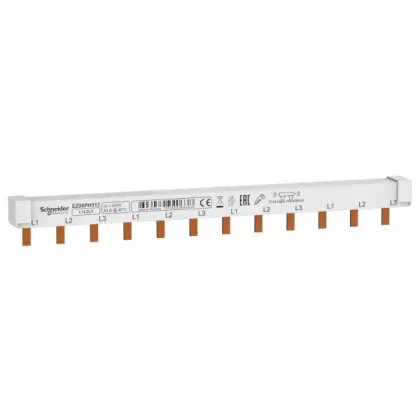 Гребенчатая шина Schneider Electric EZ9XPH312 EASY9 63A 3P на 12 модулей Гребенчатая шина Schneider Electric EZ9XPH312 EASY9 63A 3P на 12 модулей