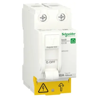 Дифференциальное реле Schneider Electric R9R52240 RESI9 1Р+N 40A 100мА АС Дифференциальное реле Schneider Electric R9R52240 RESI9 1Р+N 40A 100мА АС