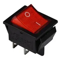 Перемикач TNSy KCD2-201N R/B з підсвічуванням червоний (TNSy5500770) Перемикач TNSy KCD2-201N R/B з підсвічуванням червоний (TNSy5500770)