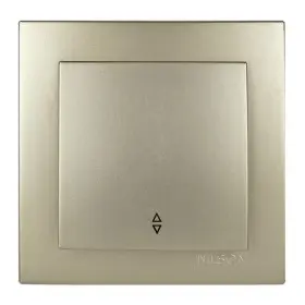 Вимикач Nilson Touran золото 1кл прохідний ( 24151007 )