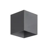 Уличный светильник TK Lighting 18086 Cube LED 2x5W 3000K 650Lm IP54 графитовый