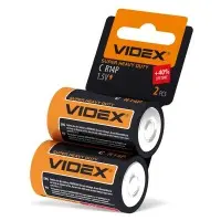 Солевая батарейка Videx R14P C (R14P/C 2pcs SС) 2 шт
