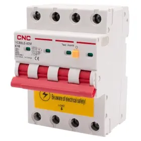 Дифференциальный выключатель CNC YCB9LE-80M C16А 3Р+N 6кА 30мА (Б00044021)