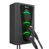 Побутова зарядна станція для електромобілів Octa Energy W336-С22-C1-C1 Wall на 36кВт із 3 портами (Type 2 Type 1 Type 1)