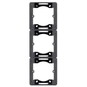 Адаптер Hager WL5833 Lumina-Intense 3Х з/в (чорний)