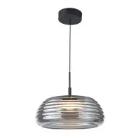 Підвісний світильник, люстра Italux PND-24040-BK-SG Loculi LED 1x20W 3000K 1200Lm IP20 димчастий