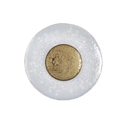 Бра, настенный светильник Pikart 32124-2 Sprinkled Glass Medium G4 3x60W IP20 латунный