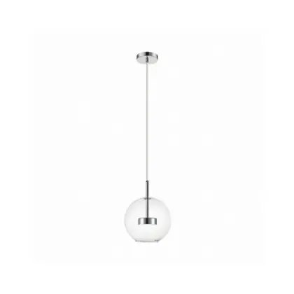 Подвесной светильник, люстра Zuma Line P0428-01J-F4AC Enceladus Led 1x5W 3000K 500Lm IP20 Хром Подвесной светильник, люстра Zuma Line P0428-01J-F4AC Enceladus Led 1x5W 3000K 500Lm IP20 Хром