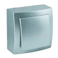 Выключатель Nilson Themis серебро 1кл ( 26131001 )