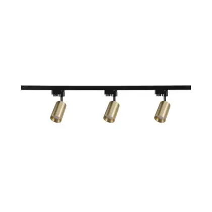 Комплект трековых светильников Goldlux 327611 Maribel 1м GU10 3x10W IP20 1-фазный золотой