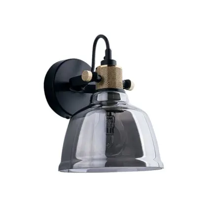 Бра, настінний світильник Nowodvorski 9154 Amalfi E27 1x25W IP20 димчастий