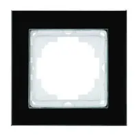 Рамка Nilson Alegra стекло черное 1-я ( 25BL0091 )