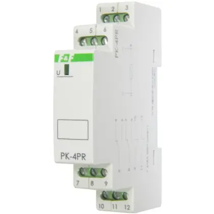 Промежуточное реле F&F PK-4PR-12V 12В 2х8 А Промежуточное реле F&F PK-4PR-12V 12В 2х8 А