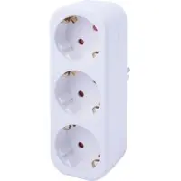 Тройник E.Next e.socket.003.16.3 2P+PE 16А с заземлением (s9100055)