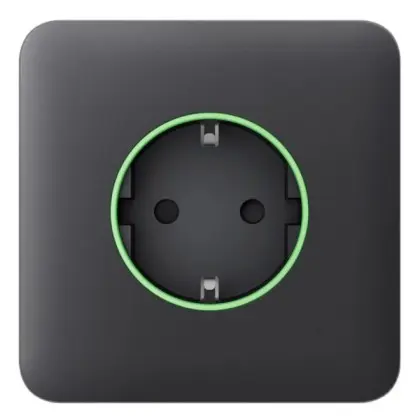Центральная панель умной розетки Ajax 52805.164.BL SoloCover Smart для OutletCore черная (38781) Центральная панель умной розетки Ajax 52805.164.BL SoloCover Smart для OutletCore черная (38781)
