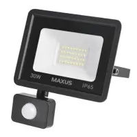 Прожектор Maxus FL-04 30Вт 5000K sensor (1-MFL-04-3050s)