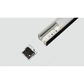 LED-профіль врізний COLORS 2,5 метра (LS1010_2,5(black))