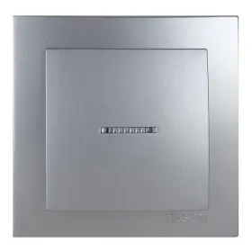 Выключатель Nilson Touran серебро1кл с подсветкой ( 24131002 )