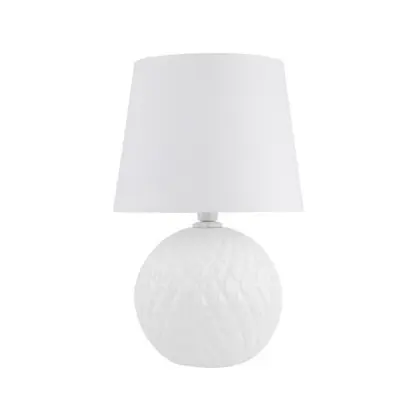Настольная лампа TK Lighting 16046 Santana E27 1x15W IP20 белая Настольная лампа TK Lighting 16046 Santana E27 1x15W IP20 белая