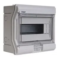 Щит накладной Vector VE110D на 10 модулей Hager