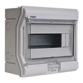 Щит накладний Vector VE110D на 10 модулів Hager