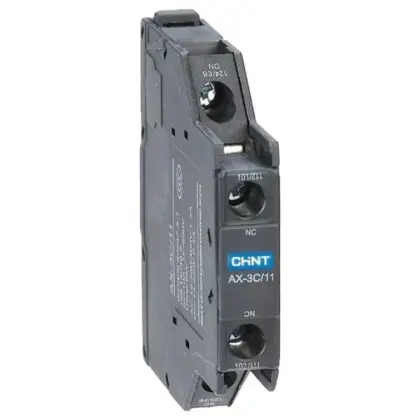 Боковой блок дополнительных контактов Chint AX-3C/11 1NO+1NC для NXC-06-225 (938259) Боковой блок дополнительных контактов Chint AX-3C/11 1NO+1NC для NXC-06-225 (938259)