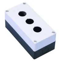 Корпус кнопочного поста CNC LAY5-3 3 места IP10 белый (Б00030662)