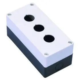 Корпус кнопочного поста CNC LAY5-3 3 места IP10 белый (Б00030662)