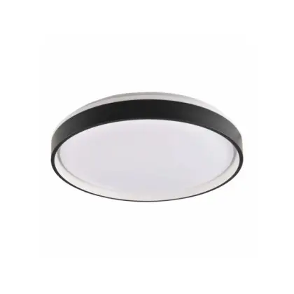 Люстра с пультом светодиодная, потолочный светильник Goldlux 326669 Jadwiga 40 Led 1x48W 3000K-6000K 5300Lm IP44 Bk