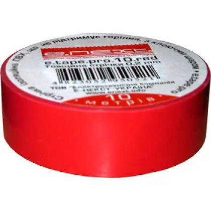Изолента E.Next e.tape.stand.20.red 20м красная (s022011)