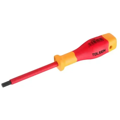 Шестигранная диэлектрическая отвертка Tolsen (V31025) Premium VDE H 2.5х75мм