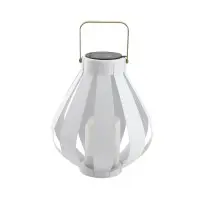 Вуличний світильник на сонячній батареї Goldlux 313232 Ahobro LED 1600K IP44 білий Вуличний світильник на сонячній батареї Goldlux 313232 Ahobro LED 1600K IP44 білий