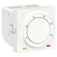 Кімнатний термостат Schneider Electric NU350118 із вбудованим датчиком 8А (білий) Кімнатний термостат Schneider Electric NU350118 із вбудованим датчиком 8А (білий)