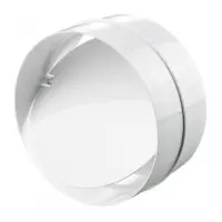 Соединитель круглых воздуховодов Vents D100 с обратным клапаном