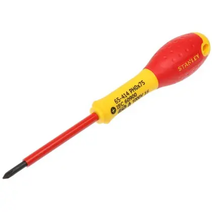 Прогумована викрутка Stanley FatMax VDE 1000V Ph1х100 Прогумована викрутка Stanley FatMax VDE 1000V Ph1х100