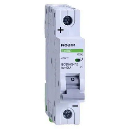 Автоматичний вимикач NOARK Ex9BS 1P B10 10А 4,5кА B (102032) Автоматичний вимикач NOARK Ex9BS 1P B10 10А 4,5кА B (102032)