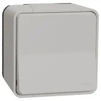 Накладний 1-клавішний вимикач Schneider Electric MUR39021 IP55 (білий) Накладний 1-клавішний вимикач Schneider Electric MUR39021 IP55 (білий)