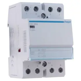 Безшумний контактор 63A ESC463 (4НО, 230В) 3м Hager