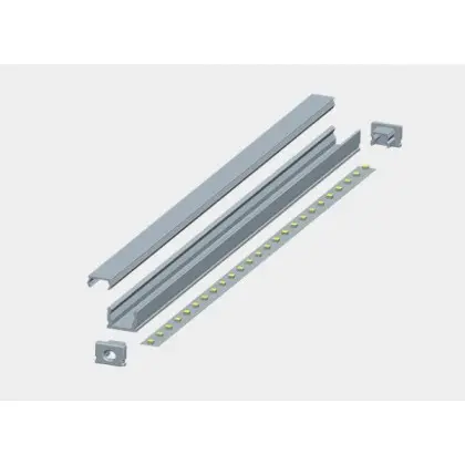 LED-профіль LP1007 з розсіювачем, 2 метра LED-профіль LP1007 з розсіювачем, 2 метра