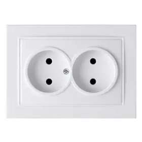 Розетка Nilson Thor біла 2-на без заземлення ( 27111024 )