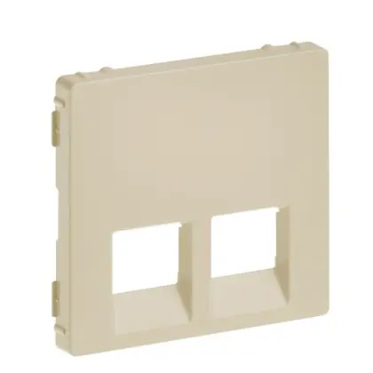 Панель розетки RJ11+RJ45 Legrand Valena Life слонова кістка