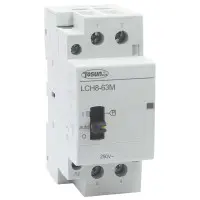 Модульний контактор з ручним управлінням TOSUNlux LCH8-63M 2NO 2P 63A (6931934210934)