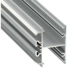 Профіль для світлодіодної стрічки Lumines DOPIO срібло